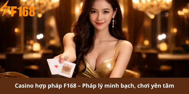 Casino hợp pháp F168 – Pháp lý minh bạch, chơi yên tâm
