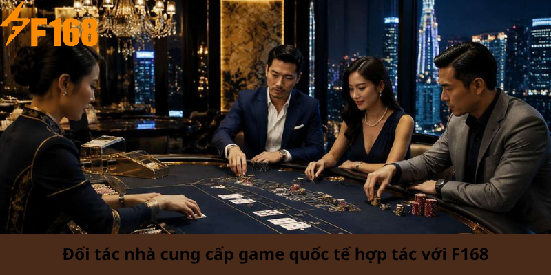 Đối tác nhà cung cấp game quốc tế hợp tác với F168