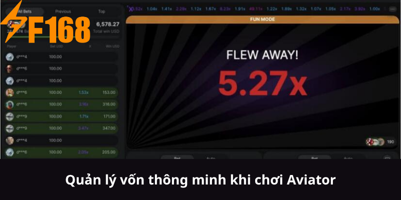 Quản lý vốn thông minh khi chơi Aviator